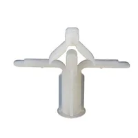 Bucha Fly n2 para Placa de Gesso 4-16mm 250 Peças Branco