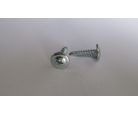 Parafuso 4,2x13mm Flangeado Phillips Rosca Inteira Zincado Branco Cromado 500 Peças