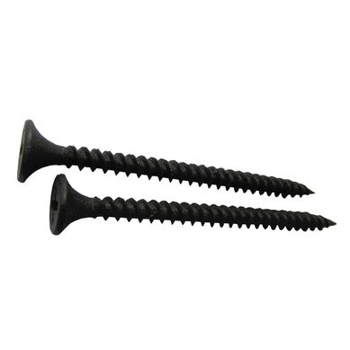 Parafuso Drywall 3,5x35mm Cabea Trombeta Rosca Inteira Fosfatizado Preto 500 Peas