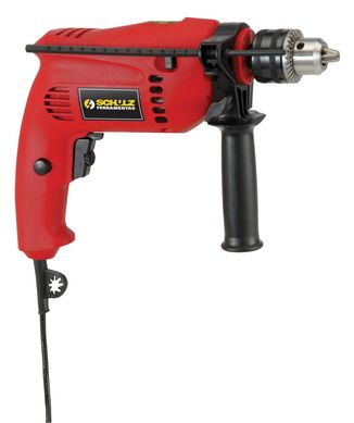 Furadeira de Impacto 12 Pol 13mm 500W 127V Vermelho 929.0040 0 Schulz