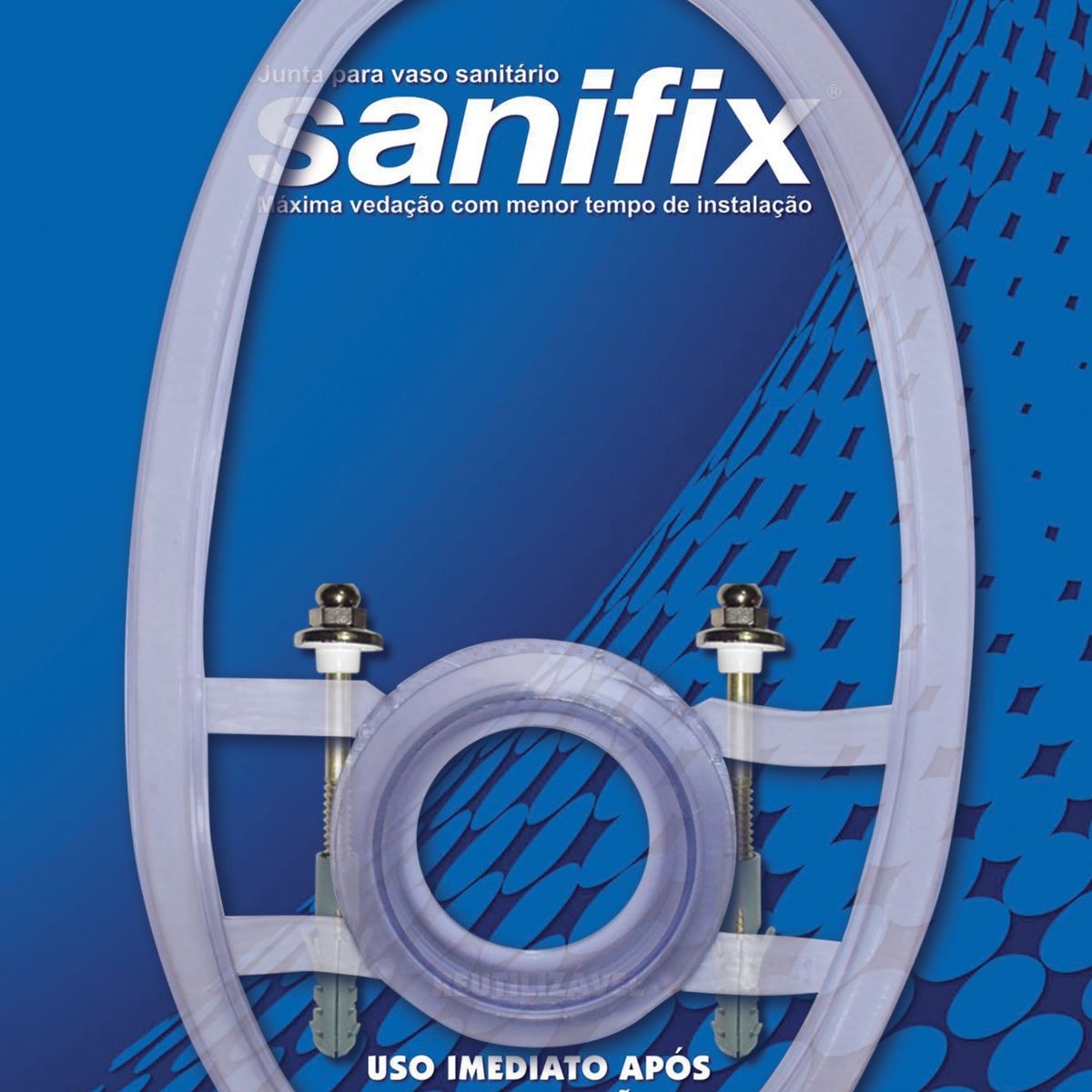 Kit Junta Bacia Izy com Caixa, marca Sanifix - Foto Principal