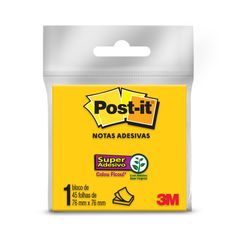 Bloco Adesivo Post-It 76x76cm com 45 Folhas Amarelo
