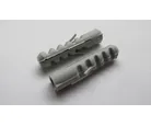 Bucha 7mm 50 Peças Cinza