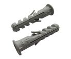 Bucha com Anel 12mm 250 Peças Cinza