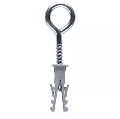 Bucha de Nylon com Pito de Inox 4,4x65mm 8mm 4 Peas Cinza