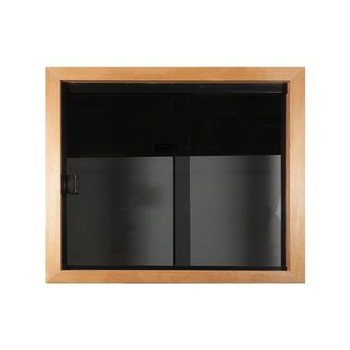 Janela de Correr 2 Folhas Fechadura e Vidro Fum 6mm 100x120cm 