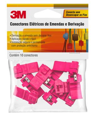 Conector Emenda 10A Para Cabo/Fio 0,3-1Mm2