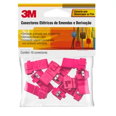 Conector Emenda Derivação Idc 558 Encapsulado 10 Unidades 3M