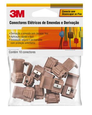 Conector Emenda 25A para Cabo/Fio 2,5-4,0 0,75-1,5mm2 3M