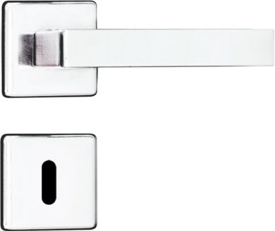 Fechadura Interna 1700 Retrtil Quadrada 1710 Cromado