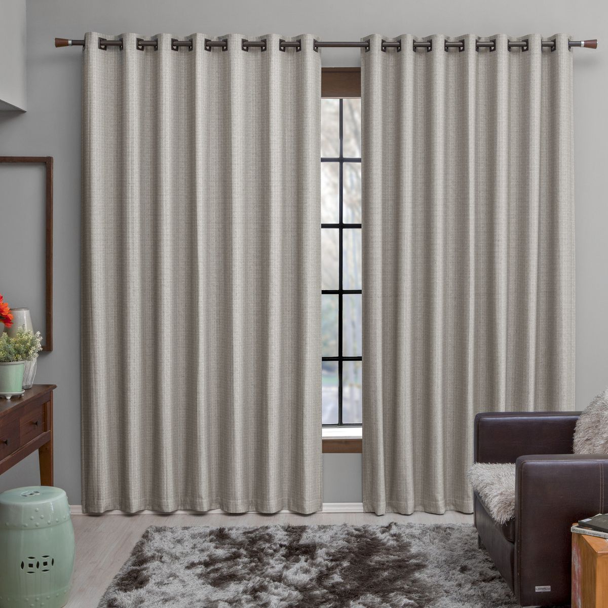 Cortina 180x280cm Rustica Jacy Cru Branyl, marca Branyl - Foto Principal
