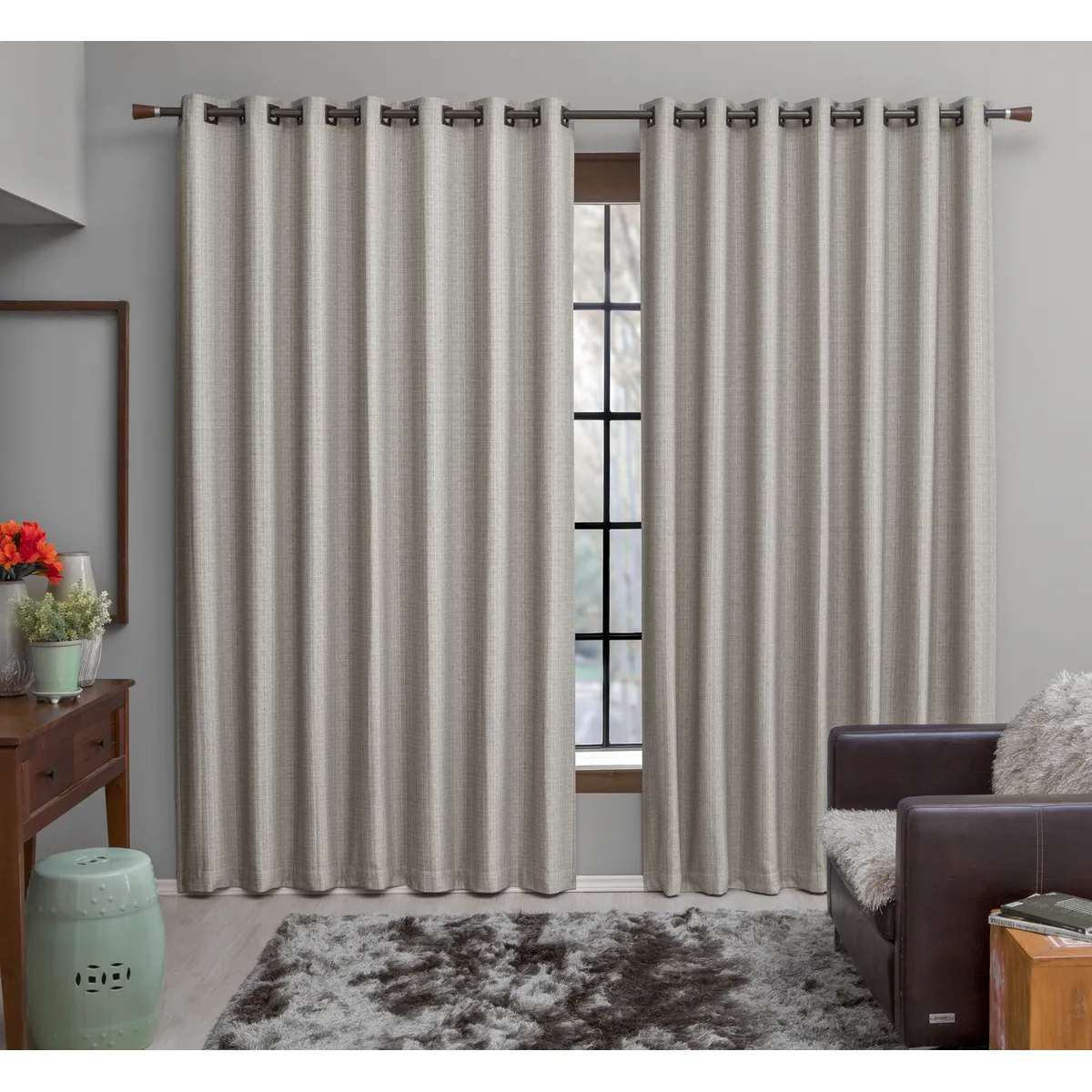 Cortina 180x280cm Rustica Jacy Cru Branyl, marca Branyl - Foto Principal