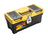 Caixa Plástica para Ferramentas 13" Preto e Amarelo