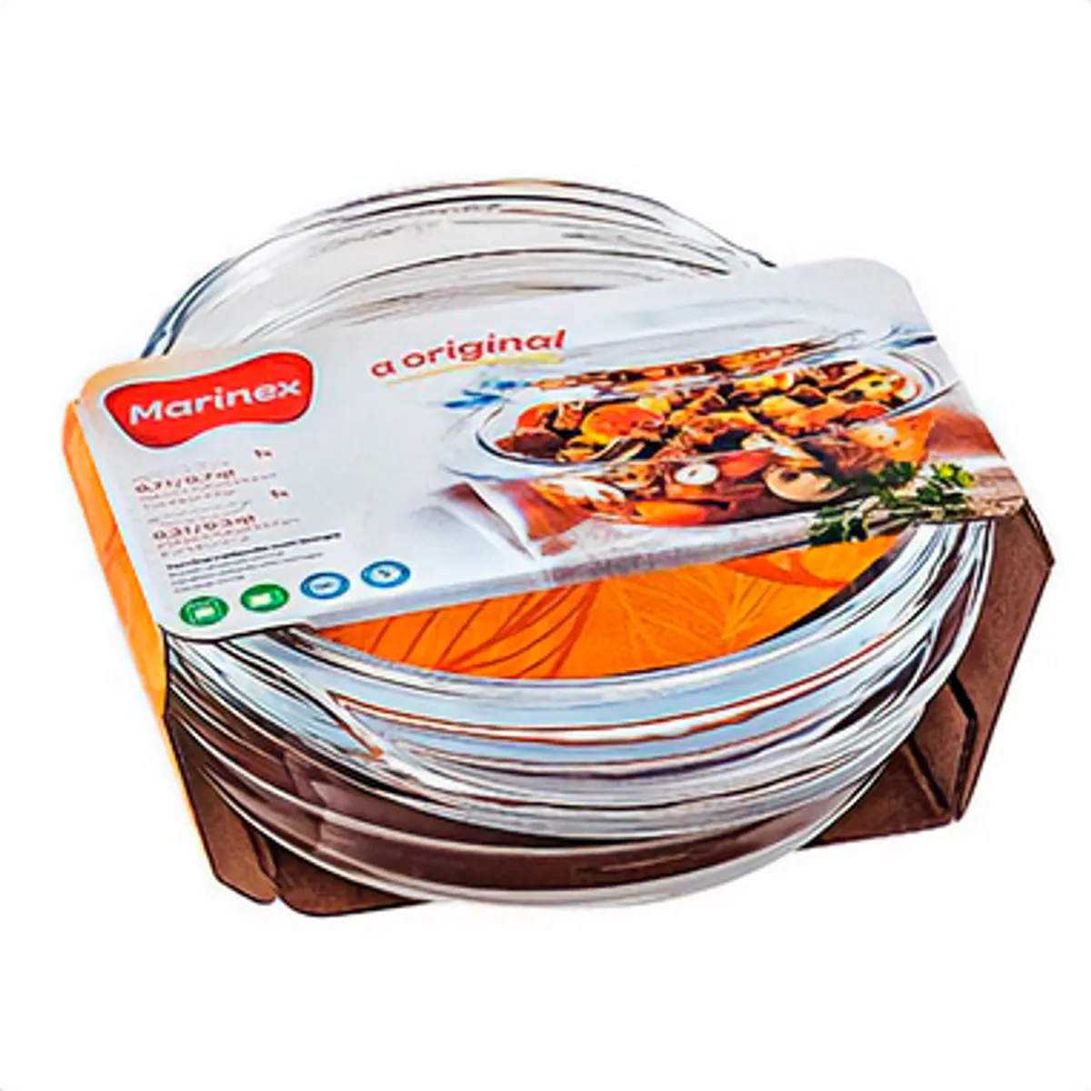 Terrina Marinex 1 Litro (base 0,7 L + tampa 0,3L), marca Nadir - Foto 2