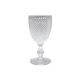 Taça para Água Acrílico 410ml Bico de Jaca Incolor