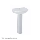 Lavatório para Coluna Áries 47x36cm Branco