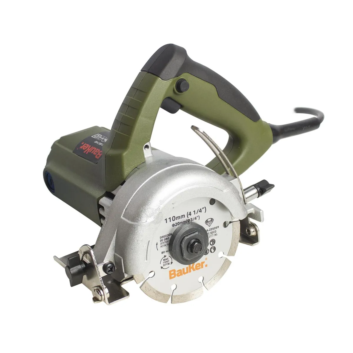 Serra de Mármore 1400W 220V Verde Bauker, marca Bauker - Foto Principal