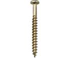 Parafuso para Aglomerado 4x40mm Cabeça Panela Phillips Aço Dourado 500 Peças