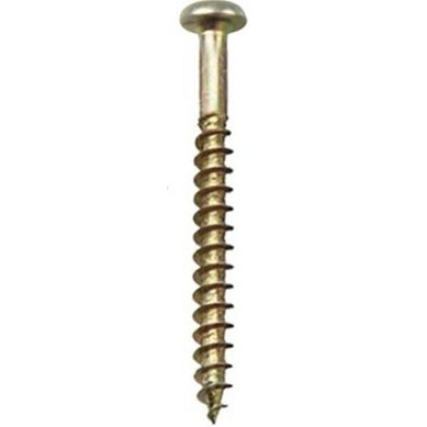 Parafuso para Aglomerado 5x60mm Cabea Panela Phillips Ao Dourado 200 Peas