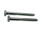 Parafuso 1/4x2" Cabeça Sextavada Rosca Soberba Aço Cromado 200 Peças