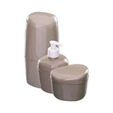 Kit para Banheiro 3 Peças Argila