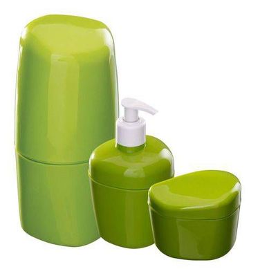 Kit para Banheiro 3 Peas Abacate