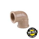 Joelho 90° Soldável Água Fria marrom 25mm X Pro-Pack Embalagem Com 10