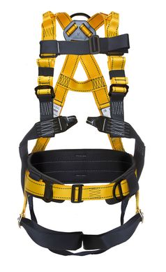 Cinto de Segurana Abdominal com 4 Pontos Amarelo e Preto