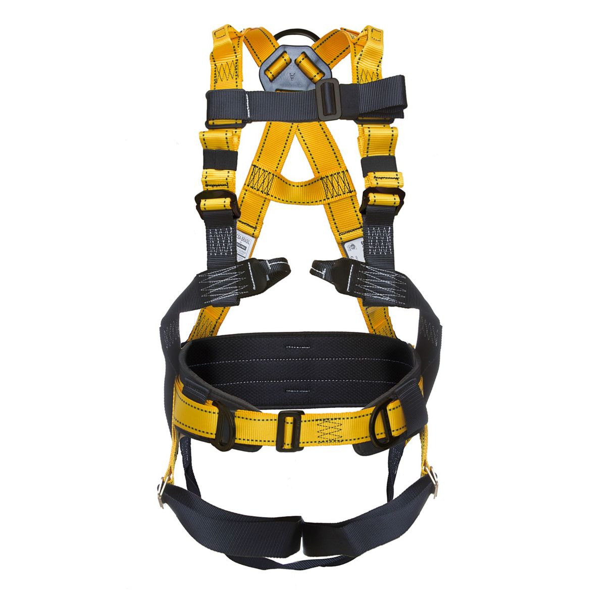 Cinto de Segurança Abdominal com 4 Pontos Amarelo e Preto, marca  - Foto Principal