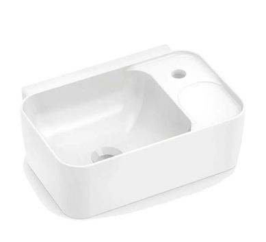 Lavatrio Suspenso Eco Branco Celite