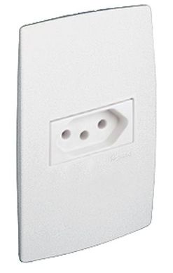 Conjunto Tomada 4X2 10A Pialplus Branco