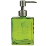 Porta Sabonete Líquido Pure Soap Vidro 16x8x4cm Verde