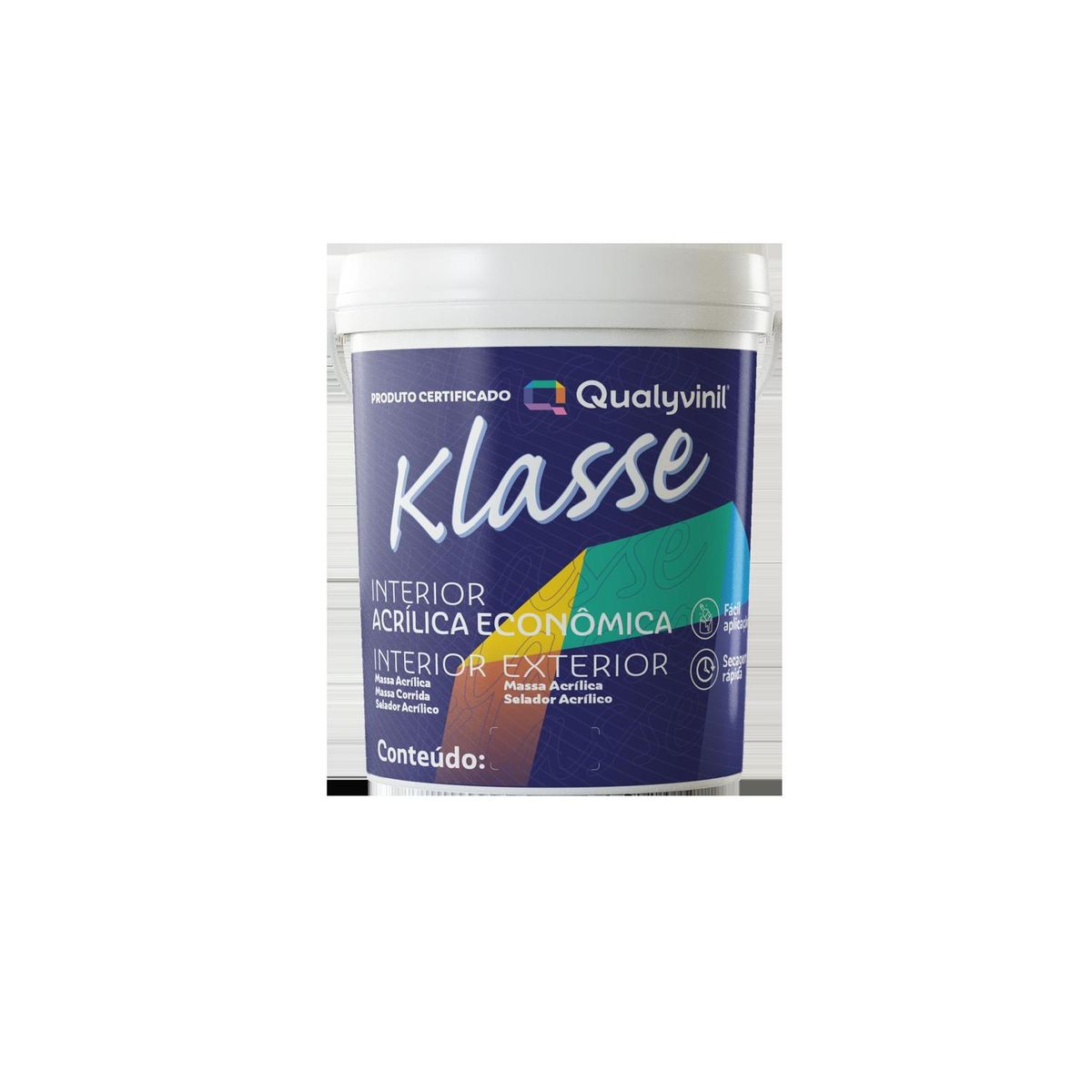 Klasse Massa Corrida PVA balde 25 KG, marca Qualyvinil - Foto Principal