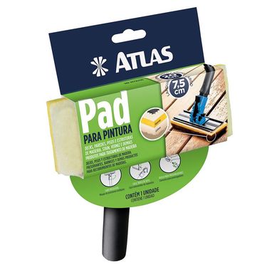Pad para Pintura com Cabo de Plstico REF-AT750/90 Azul