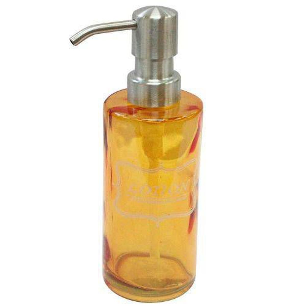 Porta Sabonete Líquido Lotion 8x6cm Laranja, marca Urban - Foto Principal
