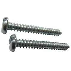Parafuso 3,5x16mm Cabeça Panela Rosca Auto Atarraxante Cromado 200 Peças