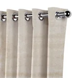 Cortina Linho Nature com Microfibra 2,50x280m Bege