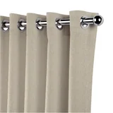Cortina de Linho Blackout 280x250cm Cinza