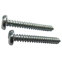 Parafuso 2,9x16mm Cabeça Panela Rosca Auto Atarraxante Cromado 20 Peças