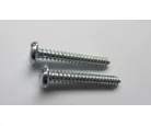 Parafuso 3,5x22mm Cabeça Panela Rosca Auto Atarraxante Cromado 15 Peças