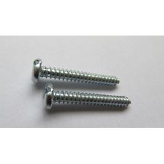 Parafuso 3,5x22mm Cabeça Panela Rosca Auto Atarraxante Cromado 15 Peças