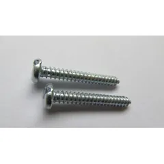Parafuso 3,9x22mm Cabeça Panela Rosca Auto Atarraxante Cromado 10 Peças