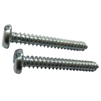 Parafuso 6,3x50mm Cabeça Panela Rosca Auto Atarraxante 200 Peças Cromado