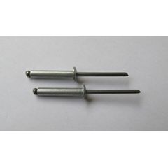 Rebite de Alumínio 3,2x8mm 200 Peças Cromado