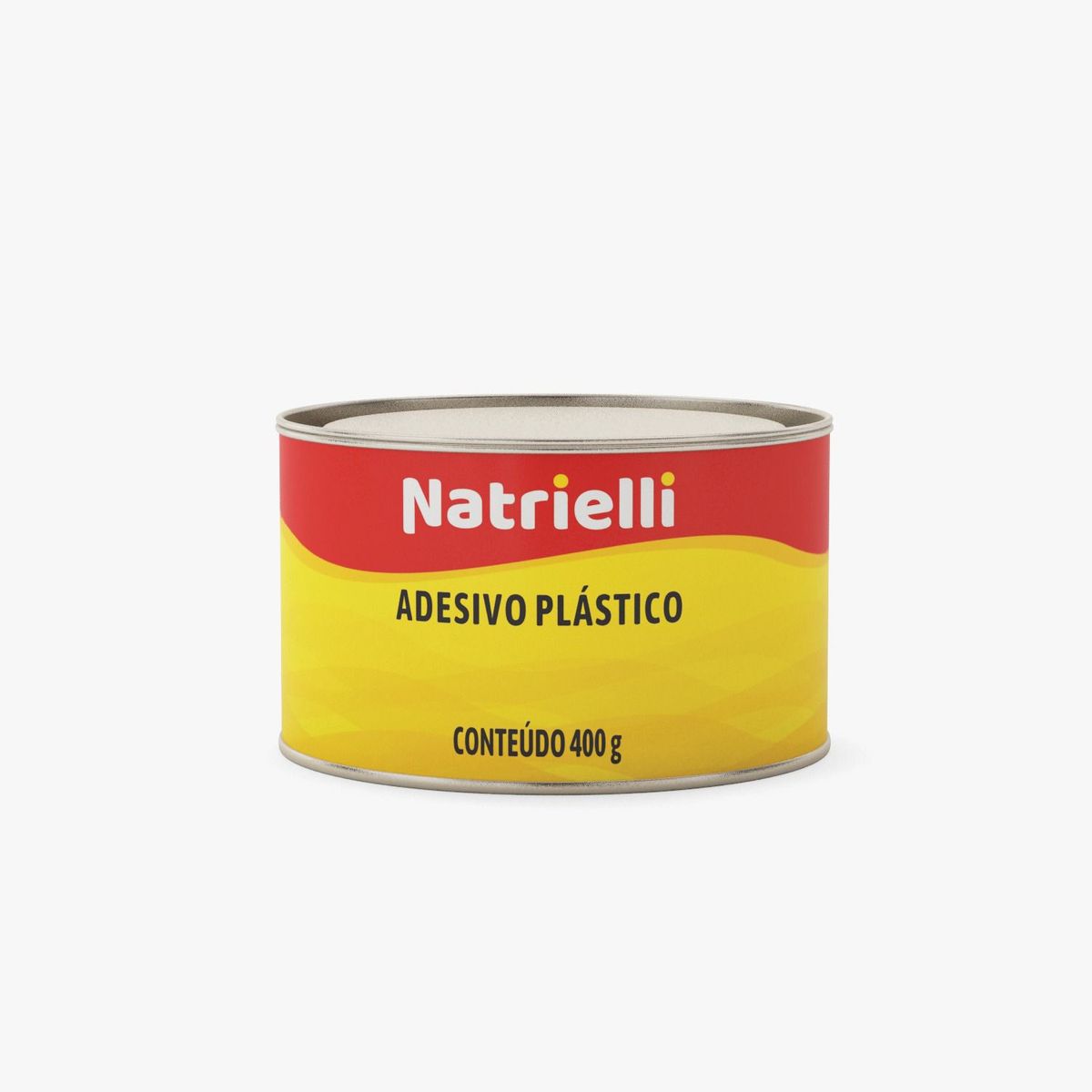 Massa Adesiva Plástica Branco 400g, marca Natrielli - Foto Principal