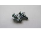 Parafuso 5/16x2" Máquina Ferro Cromado 2 Peças