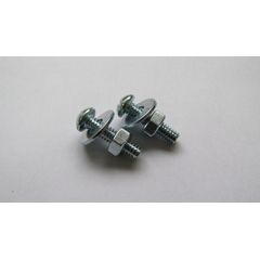 Parafuso 5/16x2" Máquina Ferro Cromado 2 Peças