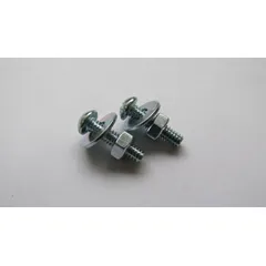 Parafuso 3/16x1" Máquina Ferro Cromado 50 Peças