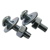 Parafuso 3/16x1.1/4" Máquina Ferro Cromado 50 Peças