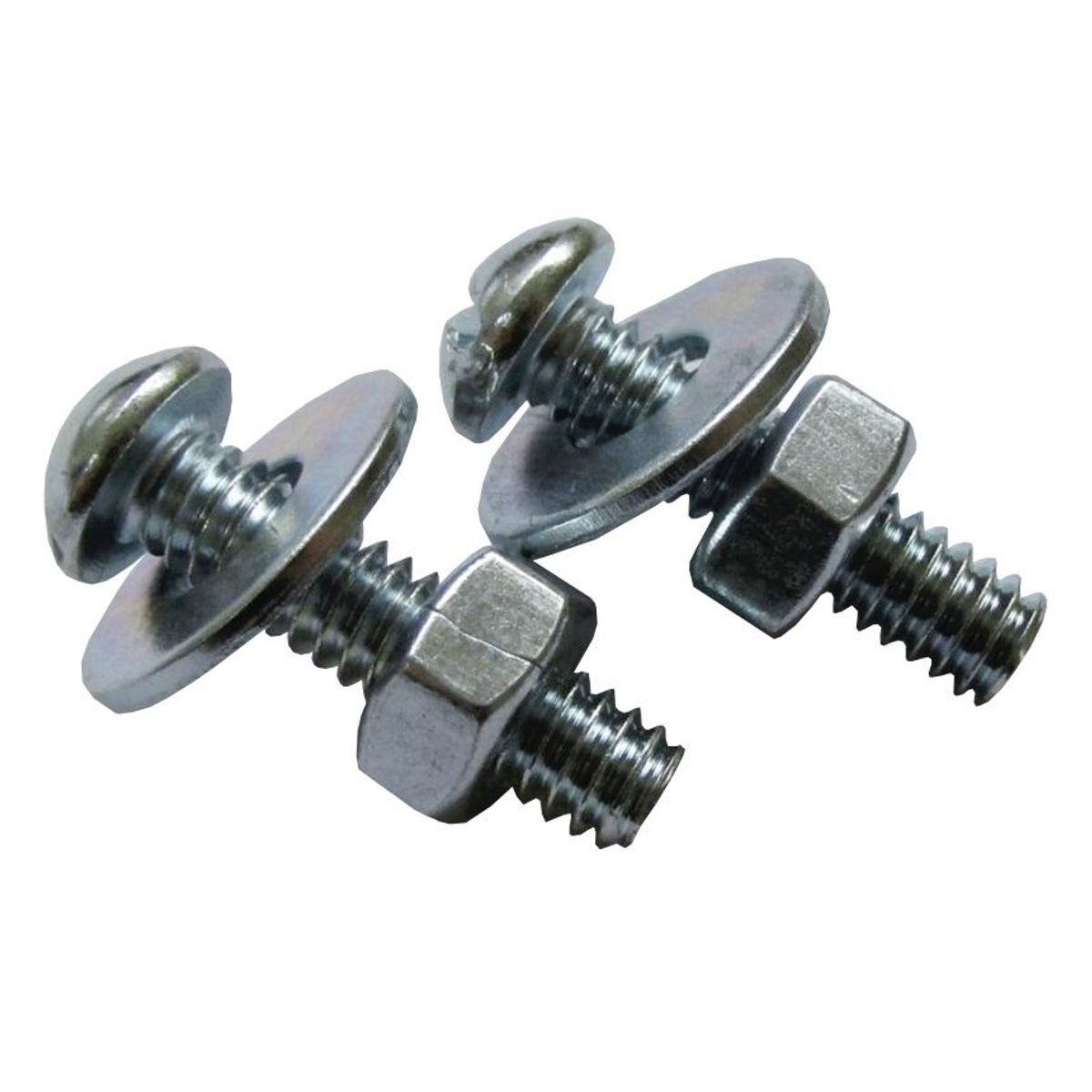 Parafuso 3/16x2" Ferro Maquina 30 Peças Cromado, marca Foxmix - Foto Principal